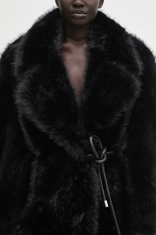 Sportmax płaszcz ROSARIA 2522906012600 czarny