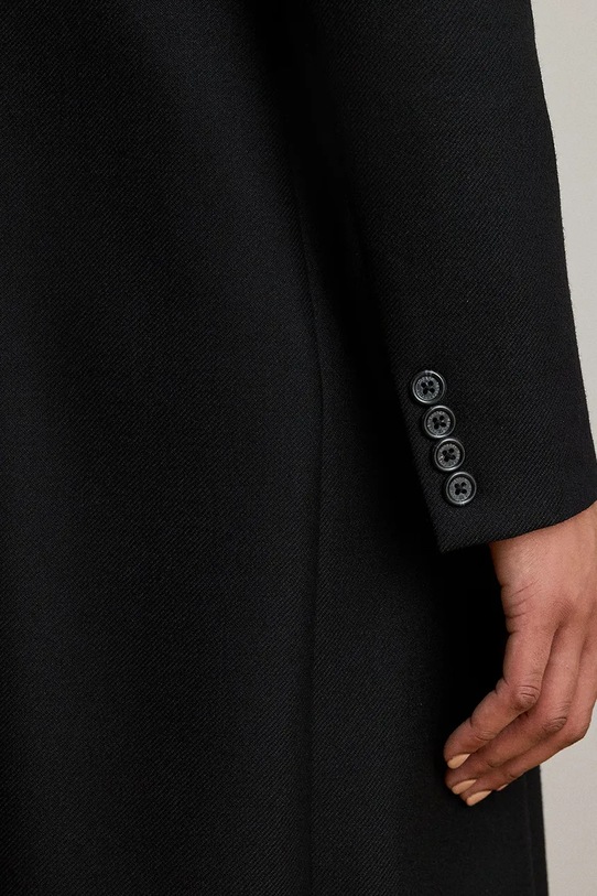 Lauren Ralph Lauren płaszcz wełniany 200979935 czarny