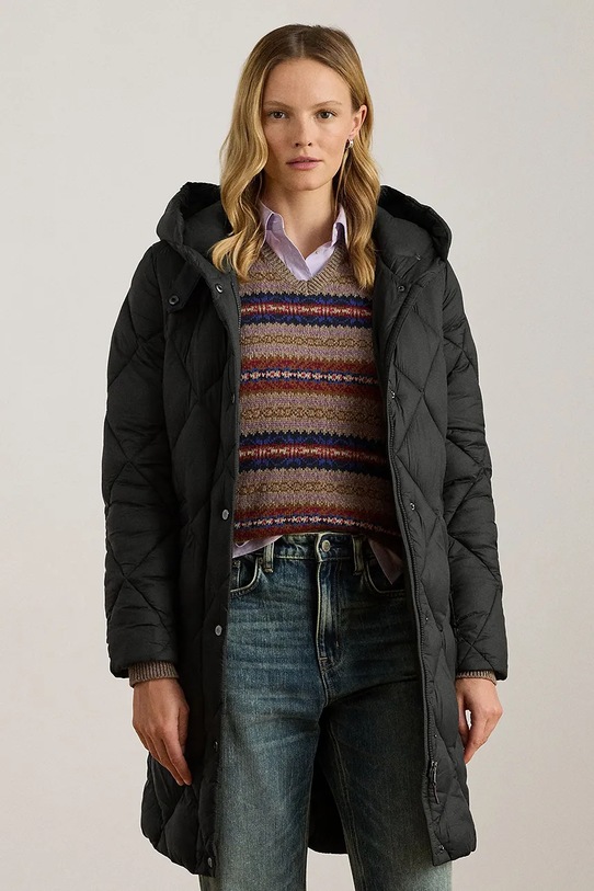 Odzież Lauren Ralph Lauren kurtka 297P04087 czarny