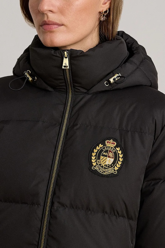 Μπουφάν με επένδυση από πούπουλα Lauren Ralph Lauren μαύρο 297P04095
