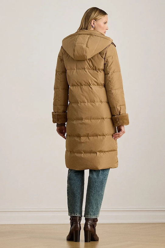 Пуховая куртка Lauren Ralph Lauren 297P04130 коричневый AW25