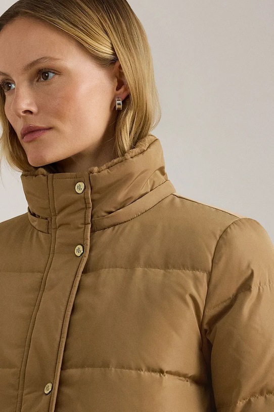 Пуховая куртка Lauren Ralph Lauren коричневый 297P04130