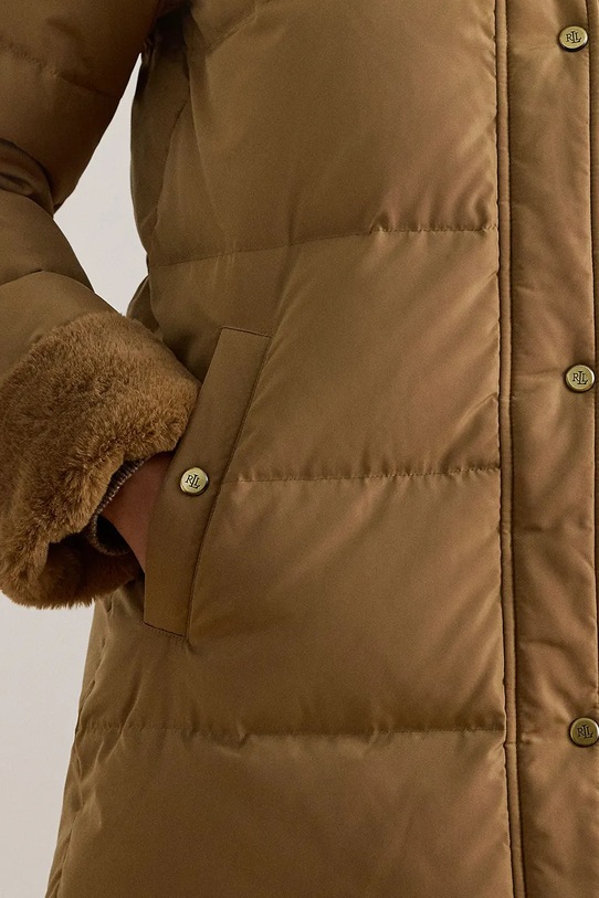 Пуховая куртка Lauren Ralph Lauren 297P04130 коричневый