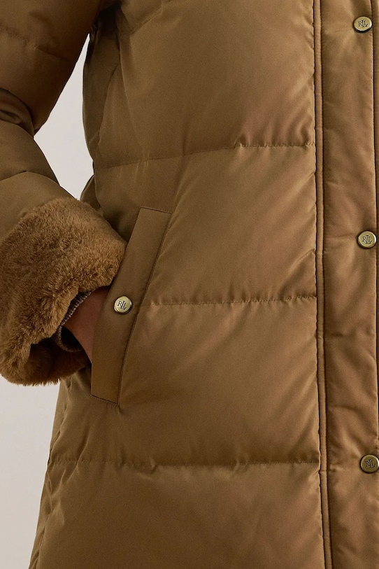 Пухено яке Lauren Ralph Lauren 297P04130 бежов