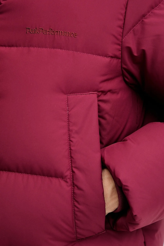 Peak Performance kurtka puchowa Quiver G80550 bordowy