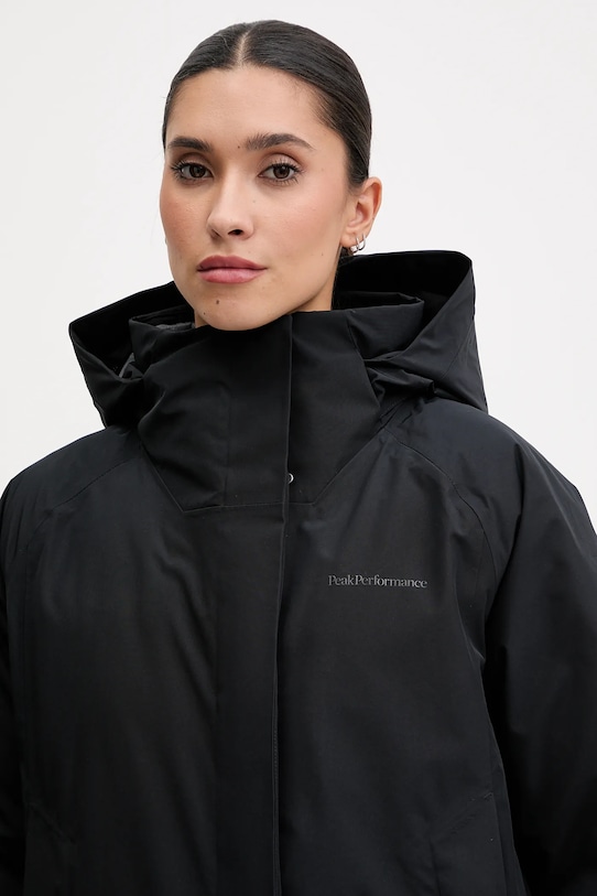 Peak Performance kurtka puchowa Treeline czarny G80416