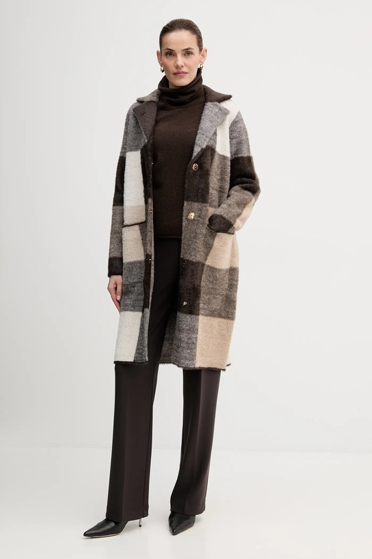 Joseph Ribkoff płaszcz 254975 brązowy AW25
