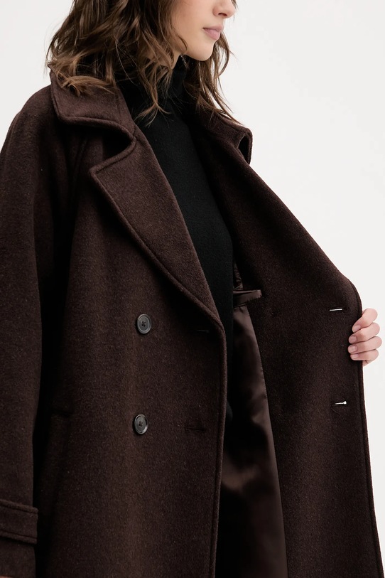 Abercrombie & Fitch płaszcz z dodatkiem wełny KI144.5193.480
