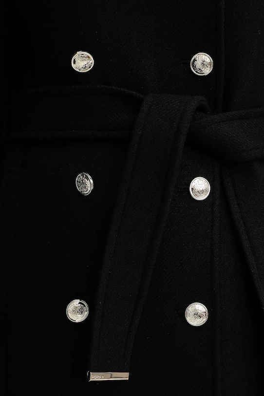 Kabát s prímesou vlny Morgan GEVA čierna