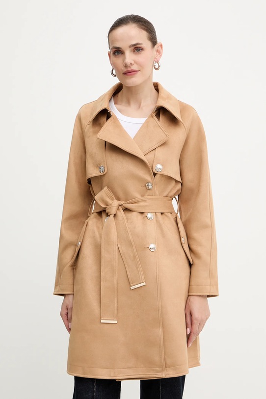 Morgan płaszcz bez kaptura beżowy GSUEDE