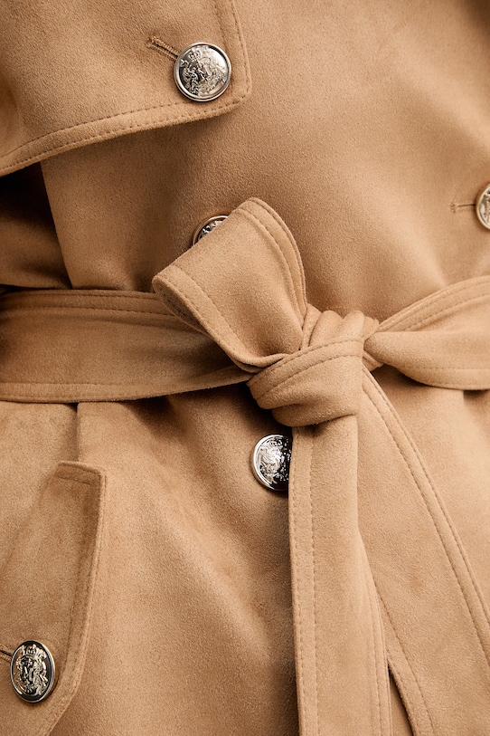 Morgan płaszcz GSUEDE beżowy