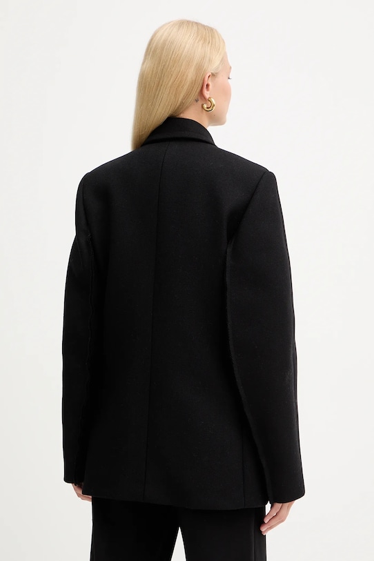 Oblačila Plašč z dodatkom volne Victoria Beckham 1425WCT006832B črna