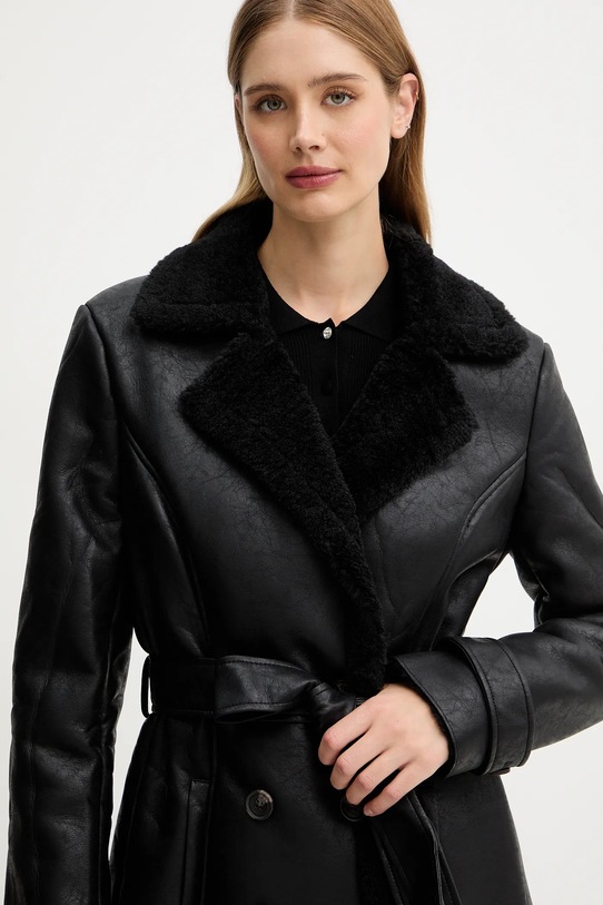 Bardot płaszcz czarny 59622JB1