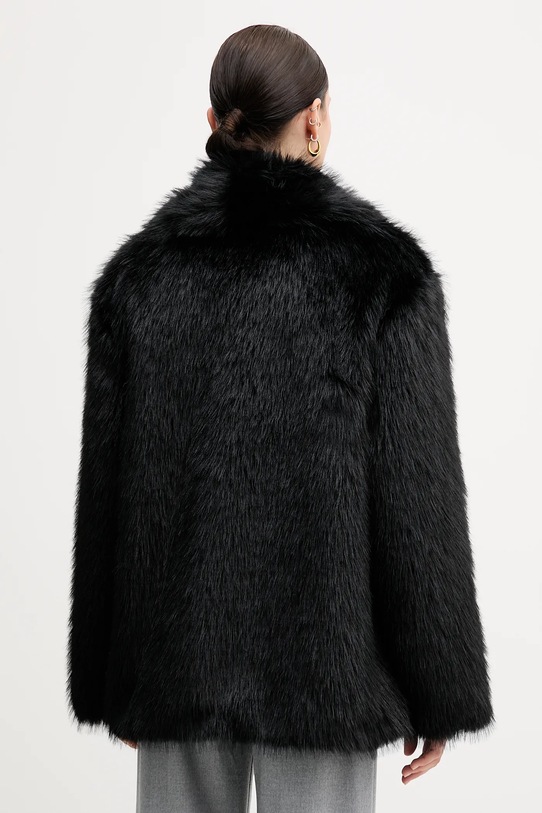 Odzież Sandro Ferrone płaszcz S15YBFGENNY czarny