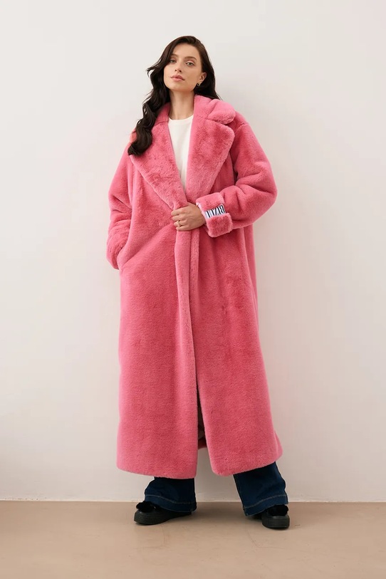 Bizuu płaszcz DOLOMITES bez kaptura różowy DOLOMITES.ROZOWY