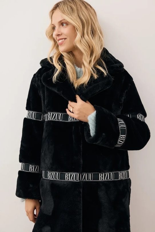 Bizuu płaszcz FLORENCE FLORENCE.CZARNY.AW25 czarny AW25