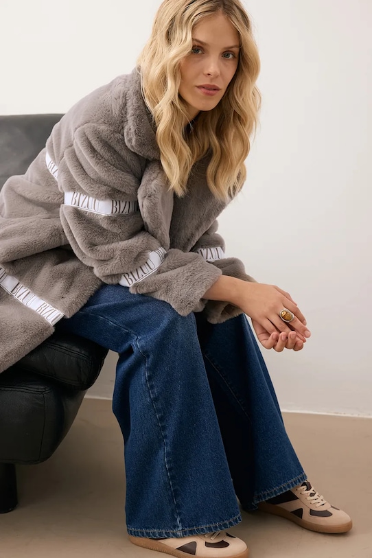 Bizuu płaszcz FLORENCE FLORENCE.TAUPE brązowy