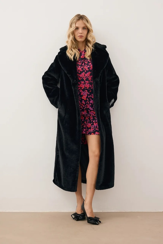 Bizuu płaszcz LIVORNO bez kaptura czarny LIVORNO.CZARNY