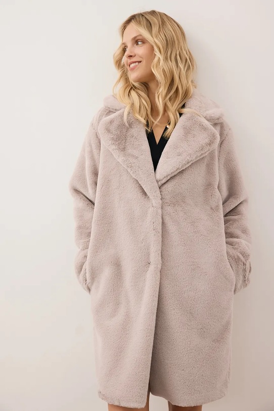 Bizuu płaszcz ROMA ROMA.BEZOWY beżowy AW25