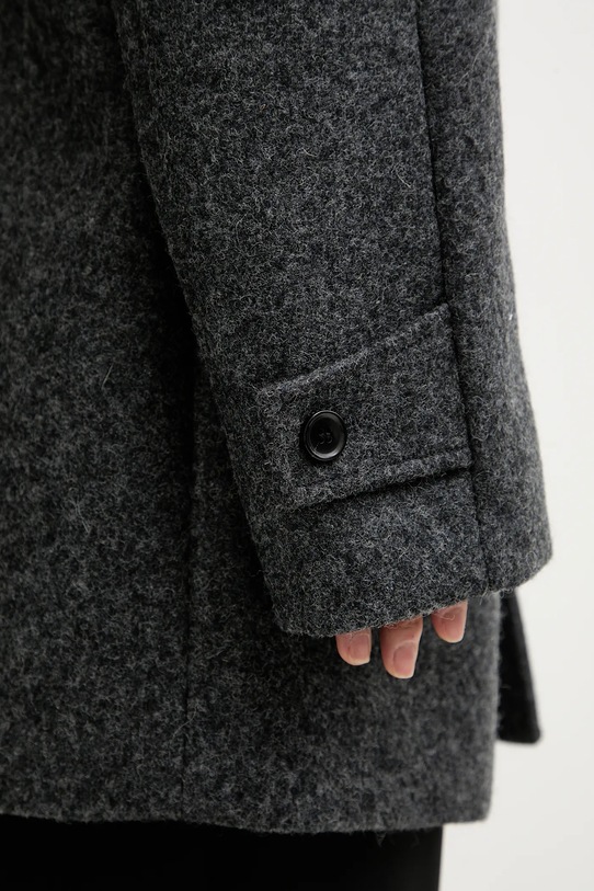 Bally płaszcz wełniany M0BA308F szary