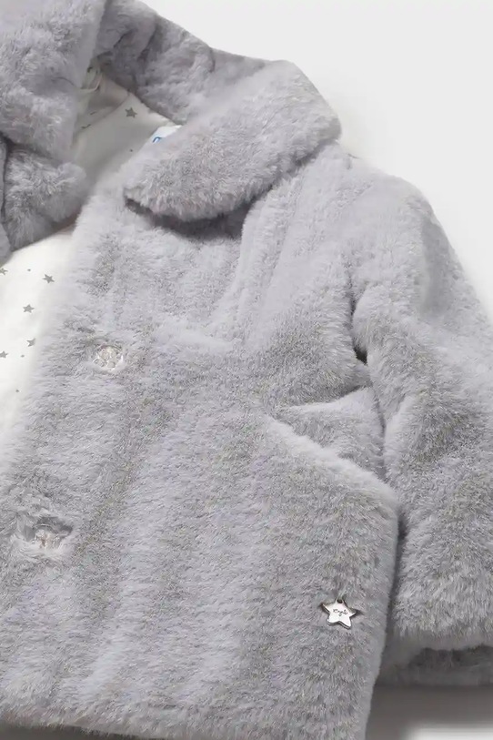 Момиче Детско палто Mayoral 2434.4D.Baby.9BYA сив
