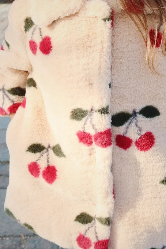 Παιδικό παλτό Konges Sløjd FUZZIE COAT GRS KS103470.9BYA