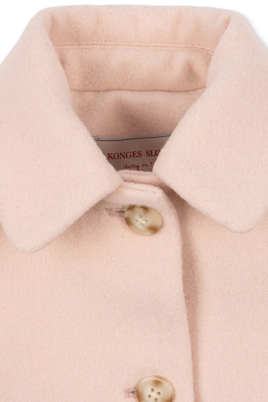 Konges Sløjd płaszcz dziecięcy NOVELLA COAT pomarańczowy KS103521.9BYA