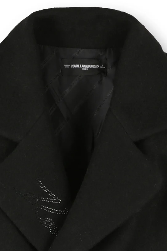 Karl Lagerfeld płaszcz dziecięcy czarny Z30604.114.150