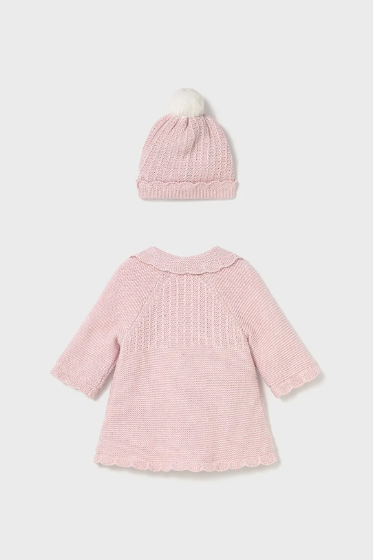 Дитяче пальто Mayoral Newborn 2412.2B.Newborn.9BYA рожевий AW25