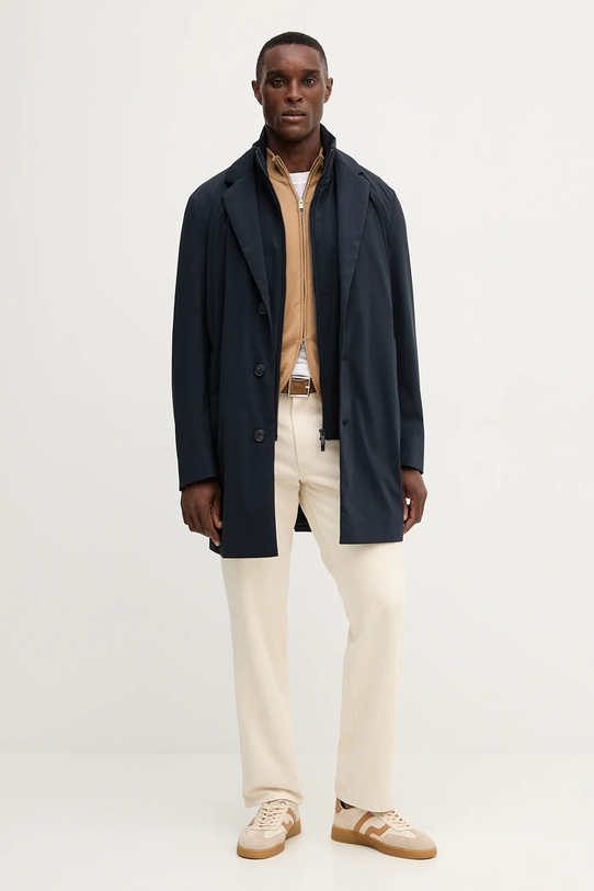 BOSS palton 50545897 bleumarin AW25