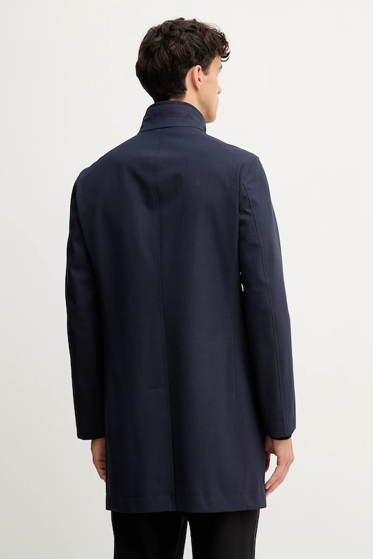 Îmbrăcăminte BOSS palton din lână 50546964 bleumarin