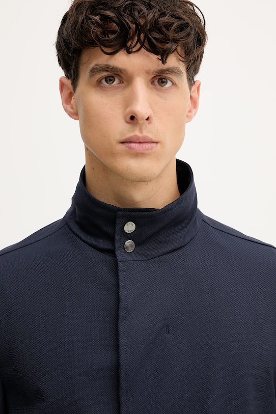 BOSS palton din lână bleumarin 50546964