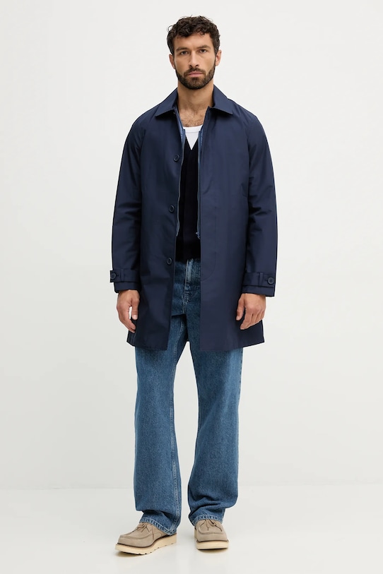 United Colors of Benetton palton 2VYAUN06L bleumarin AW25