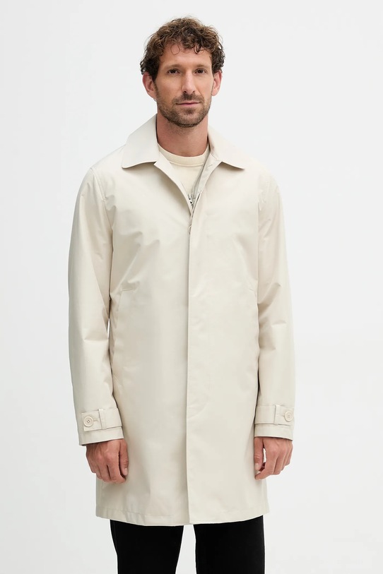 Пальто United Colors of Benetton без підкладки бежевий 2VYAUN06L