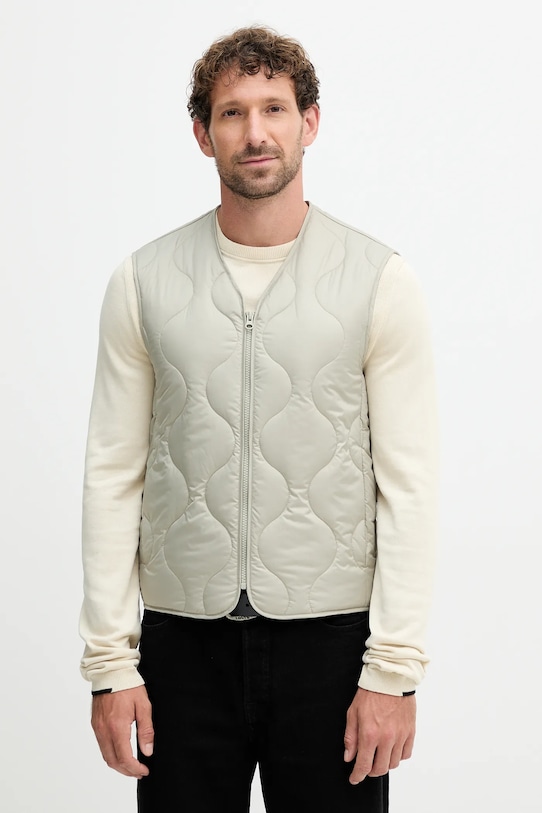 United Colors of Benetton płaszcz beżowy 2VYAUN06L