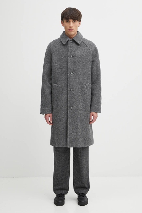 A.P.C. wool coat manteau gaston other gray WVBEH.H01516