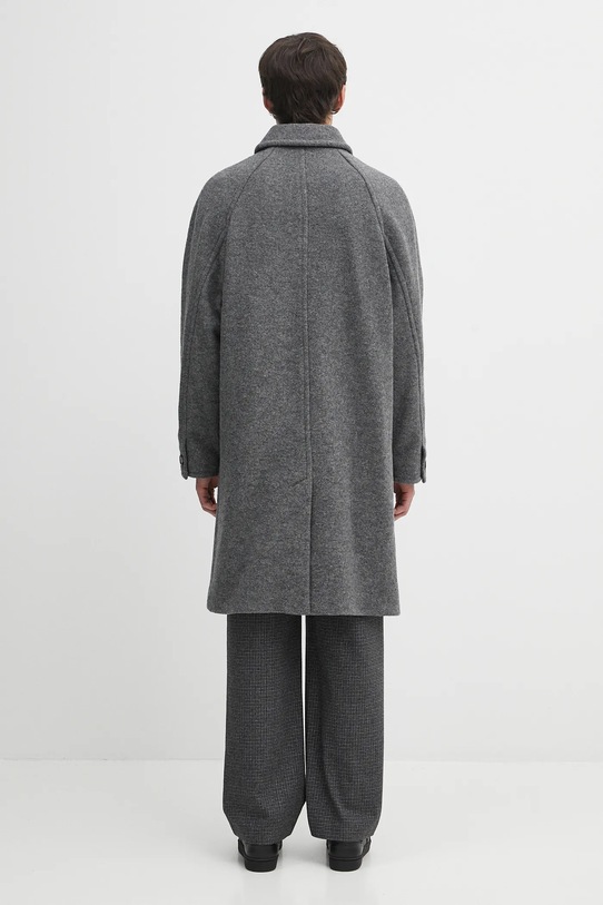 Clothing A.P.C. wool coat manteau gaston WVBEH.H01516 gray