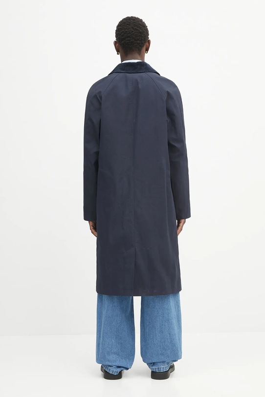 Îmbrăcăminte A.P.C. palton de bumbac mac gaspard COHIL.M01548 bleumarin