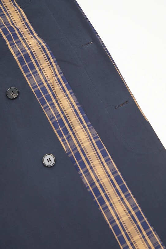 A.P.C. płaszcz bawełniany mac gaspard COHIL.M01548