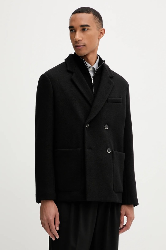 BARENA VENEZIA cappotto in lana Capospalla Molena nero CSU5226.458