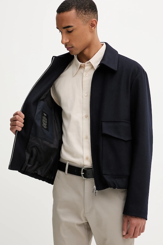 BARENA VENEZIA jachetă de lână Capospalla Magan CSU5234.444