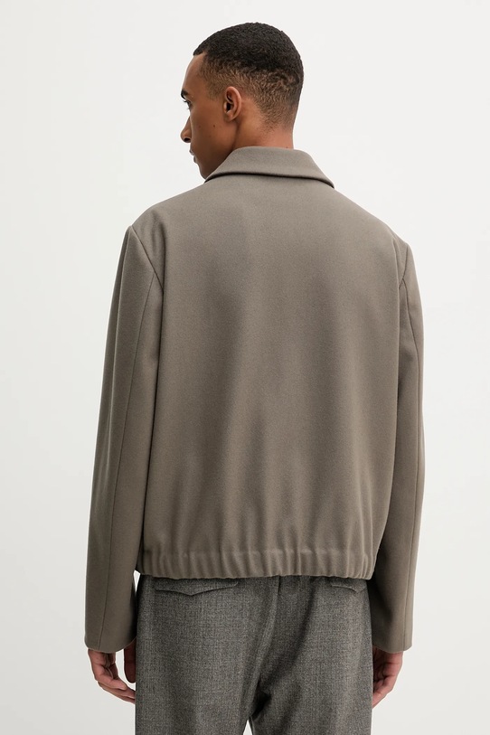 Odzież BARENA VENEZIA kurtka z wełną Capospalla Magan CSU5234.444 brązowy