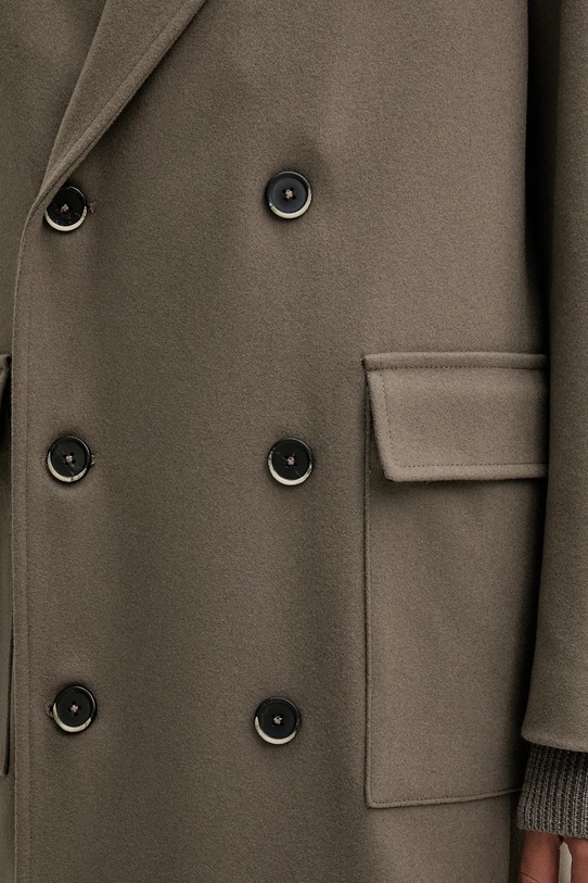 BARENA VENEZIA płaszcz z wełną Capospalla Gazabin CSU5235.444