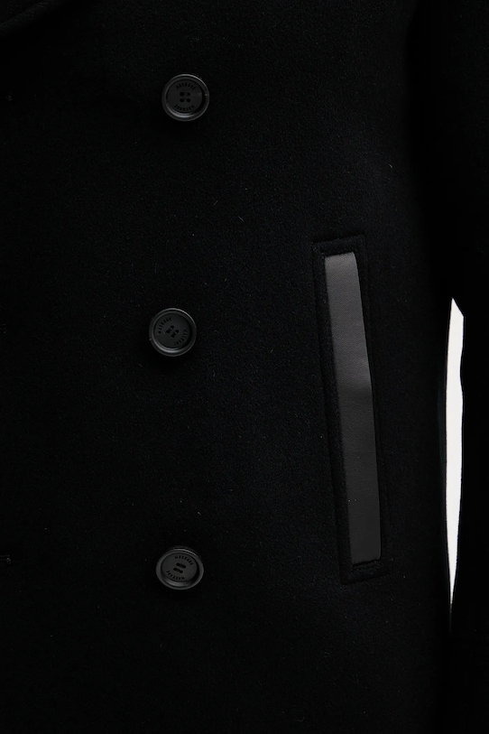 MACKAGE płaszcz wełniany COLE. czarny