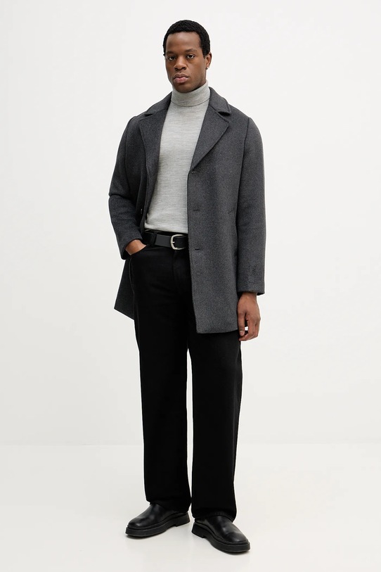 Guess płaszcz z dodatkiem wełny M4BL3S.WGJ82 szary AW25