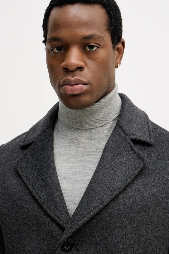 Guess płaszcz z dodatkiem wełny szary M4BL3S.WGJ82