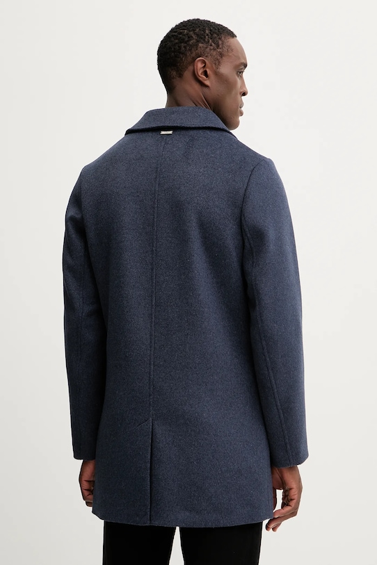 Odzież Guess płaszcz z dodatkiem wełny M4BL3S.WGJ82 niebieski