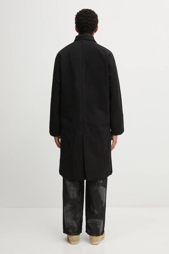 Îmbrăcăminte adidas Originals palton din lână P Ess Overcoat JW0120 negru