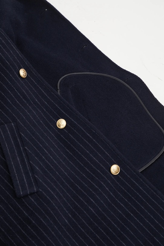 Drôle de Monsieur haină cu lână Le Manteau Pinstripes I.CT143.WO041