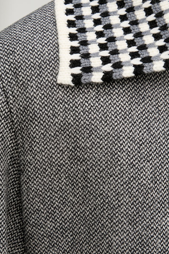 Drôle de Monsieur palton de lână Le Manteau Tweed I.CT147.WV014